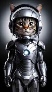 Cat Cyber Punk Wallpaper