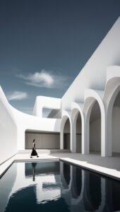 Minimalist Architecture White Wallpaper