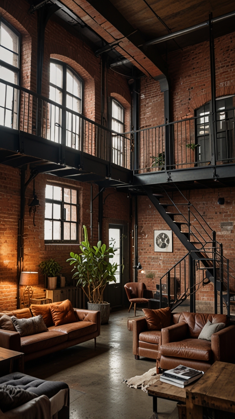 Maximalist Industrial Loft House Design with Modern Rustic Charm