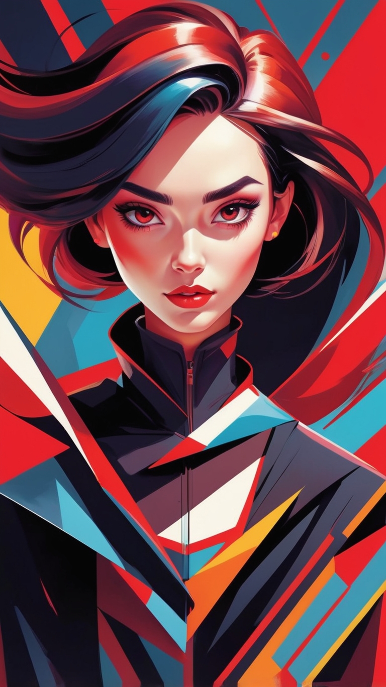 Pop Art Character Illustration: A Modern Take on Bold and Vibrant Expression