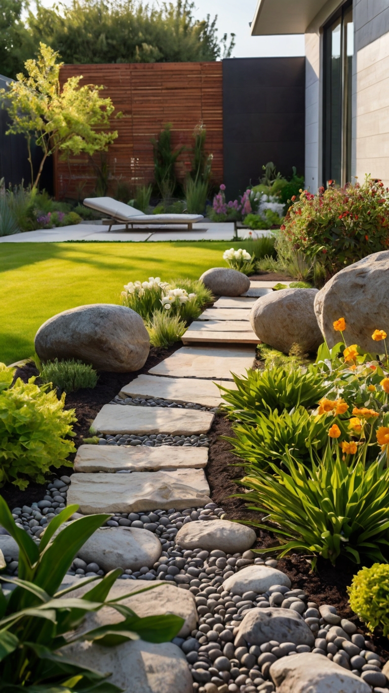 Decorative Stones Garden