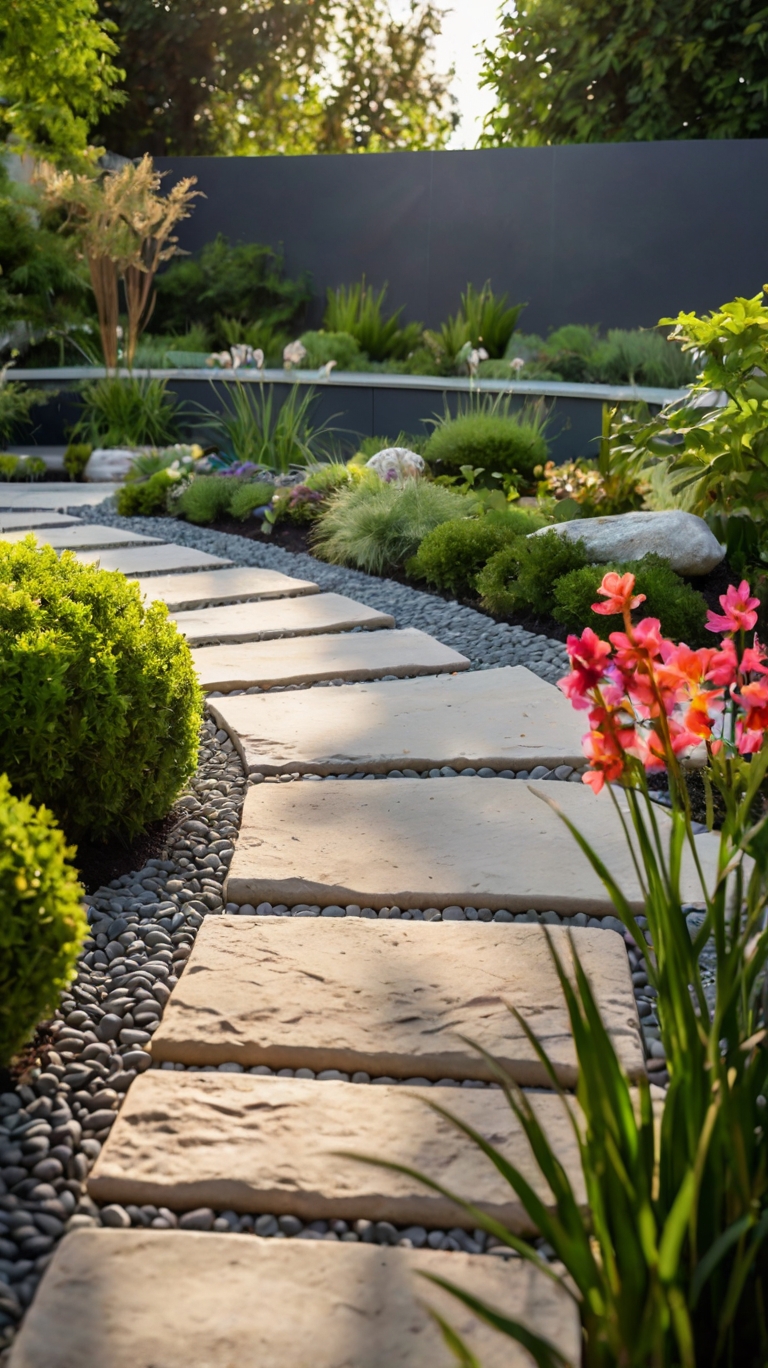 Modern Garden Pathway