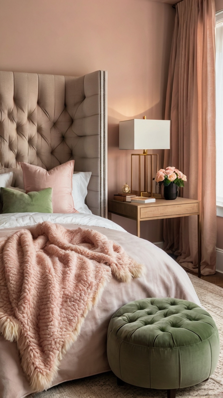 Relaxing Pink Bedroom Refresh Look